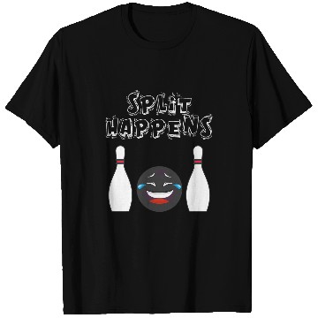 Discover Sport Bowling Split happens hilarious bowling graphic design T-Shirts