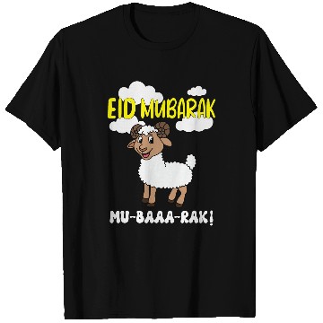 Discover Sheep Pet Eid Mubarak Funny Sheep Muslim holidays 3 T-Shirts