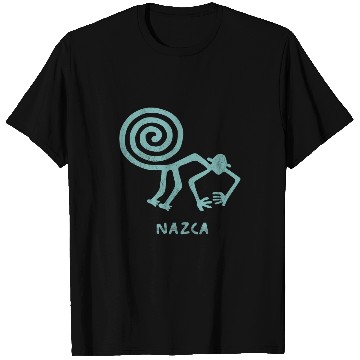 Discover Astronaut Job Nazca Lines 2Peru Geoglyph Astronaut Hummingbird Monkey T-Shirts