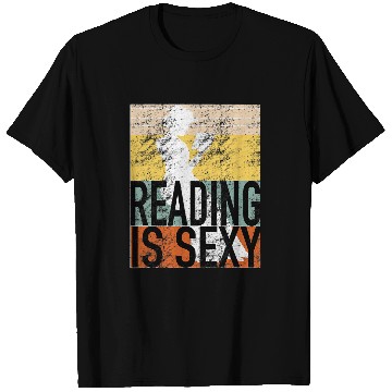 Discover Book Fun Reading is Sexy vintages 50s Retro Distressed Style T-Shirts