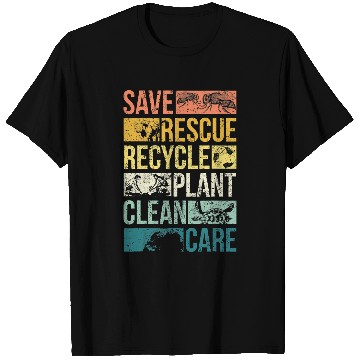 Discover Turtle Pet Bee Animal Save Earth Bee Turtle Climate Change Recycle 28 T-Shirts