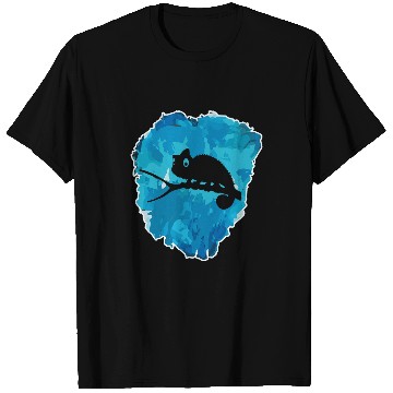 Discover Chameleon Pet in an Ice Block for Eternity T-Shirts