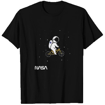 Discover Astronaut Job NASA Astronaut Bicycle Worm T-Shirts