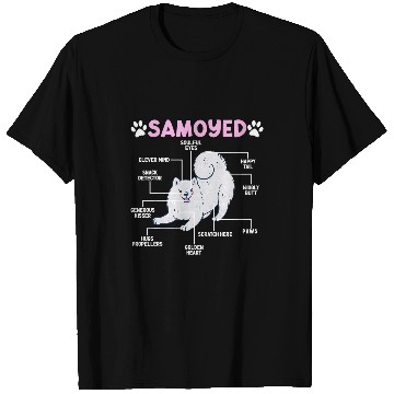 Discover Samoyed Pet Dog Samoyed Lover Samoyed Owner T-Shirts