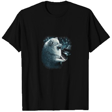 Discover Samoyed Pet Piano playing T-Shirts