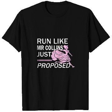 Discover Book Fun Run Like Mr Collins Just Proposed Running T-Shirts