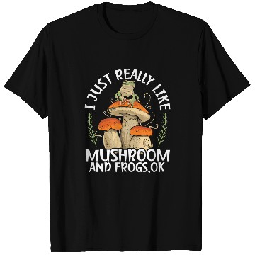 Discover Frog Pet Cottagecore Aesthetic Goblincore Frog Mushroom 6 T-Shirts