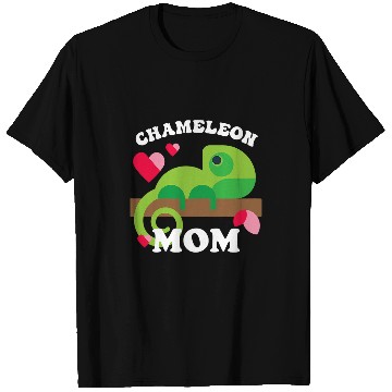 Discover Chameleon Pet Mom Zookeeper Lizard Reptiles Pets T-Shirts