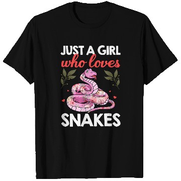 Discover Python Pet Snake Lover Art For Women Girls Ball Python Coral Reptile T-Shirts