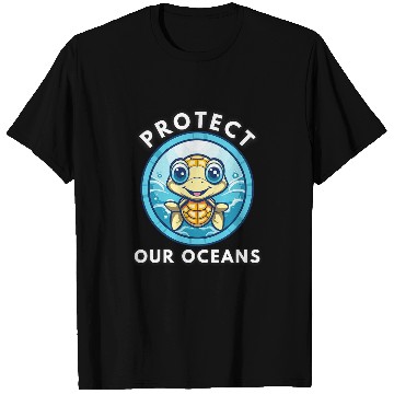 Discover Turtle Pet Cute Sea Turtle Protect Our Oceans World Turtle Day T-Shirts