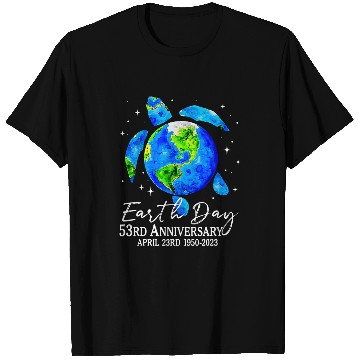 Discover Turtle Pet Earth Day 53rd Anniversary T-Shirts