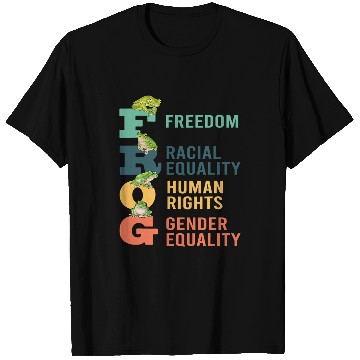 Discover Frog Pet Gender Equality freesdom Tadpole Toad Frog T-Shirts