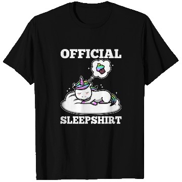 Discover Unicorn Pet Official sleep Unicorn pajama T-Shirts