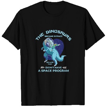 Discover Dinosaur Pet Space Program TRex Astronaut 3 T-Shirts