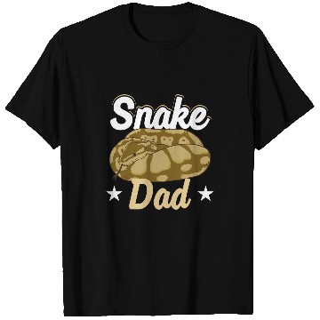 Discover Python Pet Snake Dad Serpent Father Python Reptile Enthusiast T-Shirts