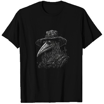 Discover Funny Plague Doctor cool Grunge Style leeches medicals 23 T-Shirts