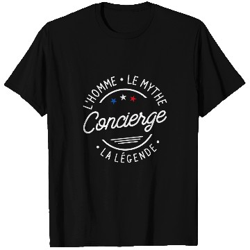 Discover Concierge The Man The Myth Legend Janitor T-Shirts