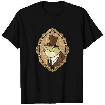 Discover Frog Pet Cottagecore Aesthetic Baroque Period Frog Toad Goblincore T-Shirts
