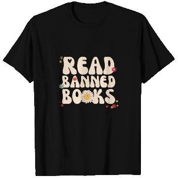Discover Book Fun Bibliophile Book Nerd I Read Banned Books Reader Bookworm 1 T-Shirts