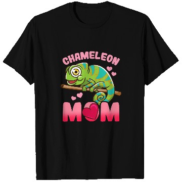 Discover Chameleon Pet Mom Cute T-Shirts