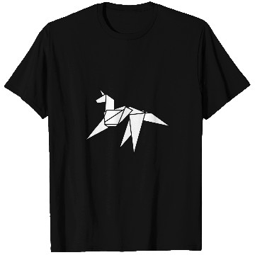 Discover Unicorn Pet Origami Unicorn Blade Runner Inspired Design White T-Shirts