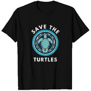 Discover Turtle Pet Cute Sea Turtle Save the Turtles Design for World Turtle Day 1 T-Shirts
