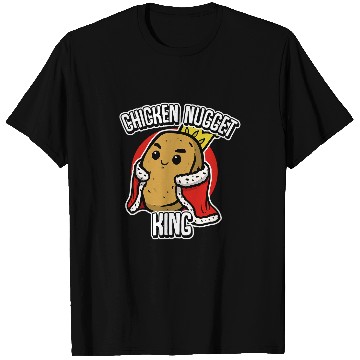 Discover Chicken Pet Nuggets King Boys Men Kids T-Shirts