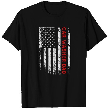 Discover Car Washer Dad Auto Detailing Garage Mechanic Carguy T-Shirts