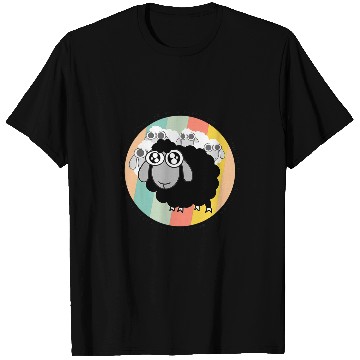 Discover Sheep Pet Funny Black Sheep Of The Family Rainbow Pride Kawaii Animal T-Shirts
