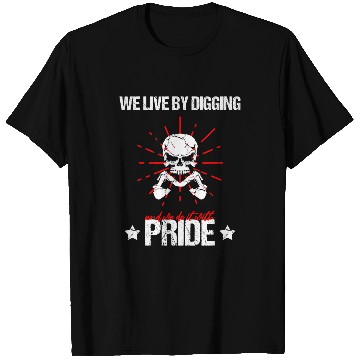 Discover Excavator Fun Mens Backhoe Operator Design for Excavator Sand Digger 9 T-Shirts