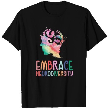 Discover Autism Puzzle Support Embrace Neurodiversity Brain T-Shirts