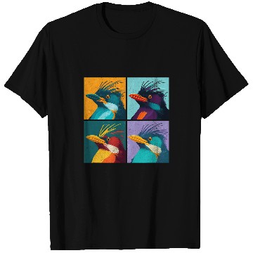 Discover Penguin Pet Macaroni Penguin Pop Art Design Illustration Colorful Animal 01 T-Shirts