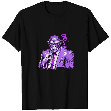 Discover Gorilla Pet Cool Boss Chimpanzee Thinking Ape Monkey Gorilla T-Shirts