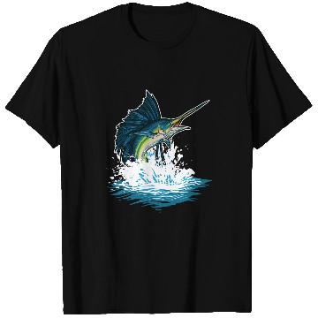 Discover Fishing Fun Deep Sea Fishing swords Fish T-Shirts