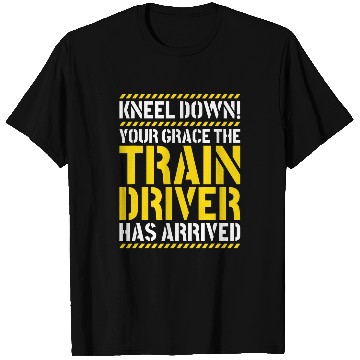Discover Locomotive Engineer Railroad Railway Kneel Down Train Driver 22 T-Shirts