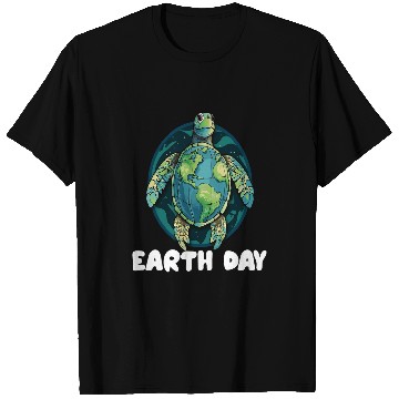 Discover Turtle Pet Earth Day Everyday Sea Turtle Environment Save Earth 03 T-Shirts