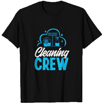 Discover Cleaning Crew School Custodian Janitor Cleaner Caretaker T-Shirts