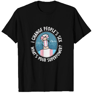 Discover Trans Doctor Correct Gender Identity Transgender Pride T-Shirts