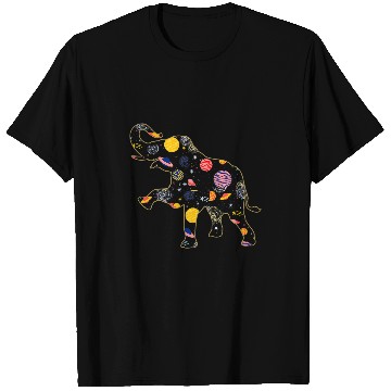 Discover Elephant Mammal Celestial Animals Space Aesthetic Solar Planets T-Shirts