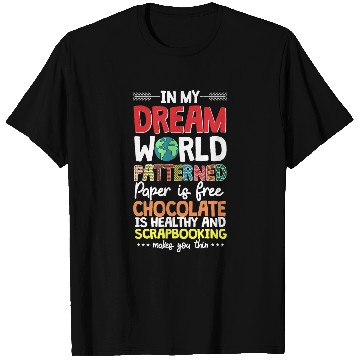Discover Book Fun Scrapbooking Hobbyist Scrapbook Dream Patterned Paper T-Shirts