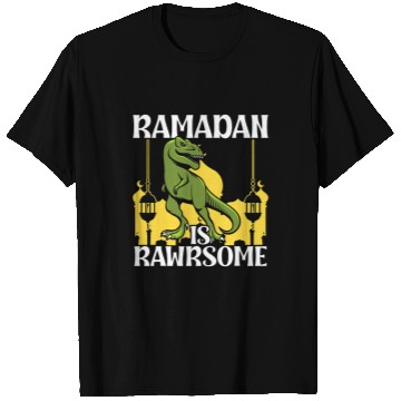 Discover Dinosaur Pet Ramadan Is Rawrsome Dinosaur vintages Mubarak T-Shirts