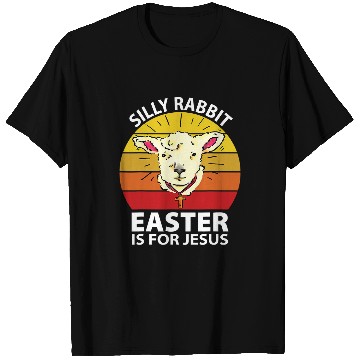 Discover Sheep Pet Silly Rabbit Easter Is For Jesus Funny Christian Lamb T-Shirts