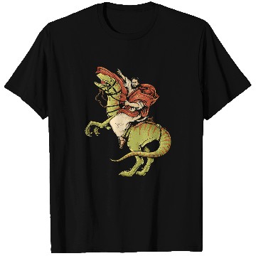 Discover Dinosaur Pet Jesus Riding Dinosaur T rexs Jesus Christian 2 T-Shirts