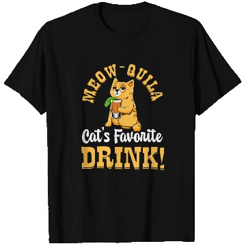 Discover Funny Tequila Drinking Cat Lover Salt Lime Bartender Drink 25 T-Shirts