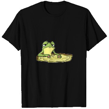 Discover Frog Pet Pond Graphic T-Shirts