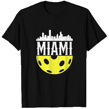 Discover Sport Pickleball Pickleball Yellow for Pickleball Players In Miami Florida T-Shirts