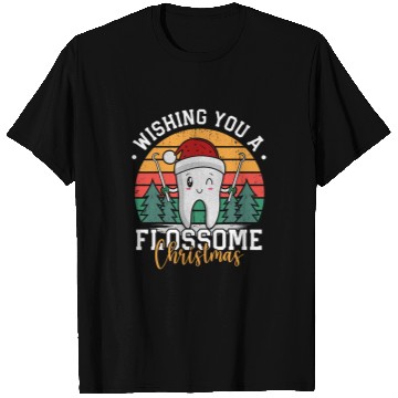 Discover dentists Christmas Flossome Christmas Dental Ugly Xmas T-Shirts