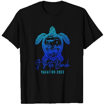 Discover Turtle Pet St Pete Beach Florida Sea Turtle Vacation Group T-Shirts