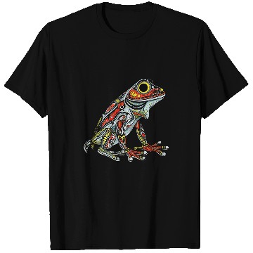 Discover Frog Pet Native American Indian Style Art Pacific Northwest 9 T-Shirts