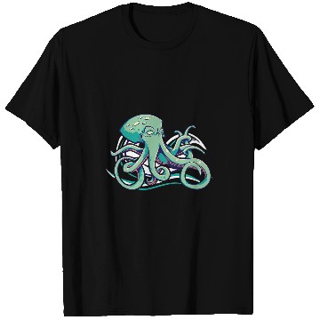 Discover Octopus Pet Coral Reef Octopus Ocean Living Being T-Shirts